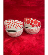 Kütahya Porcelain Bowls Set of 4, 10 cm